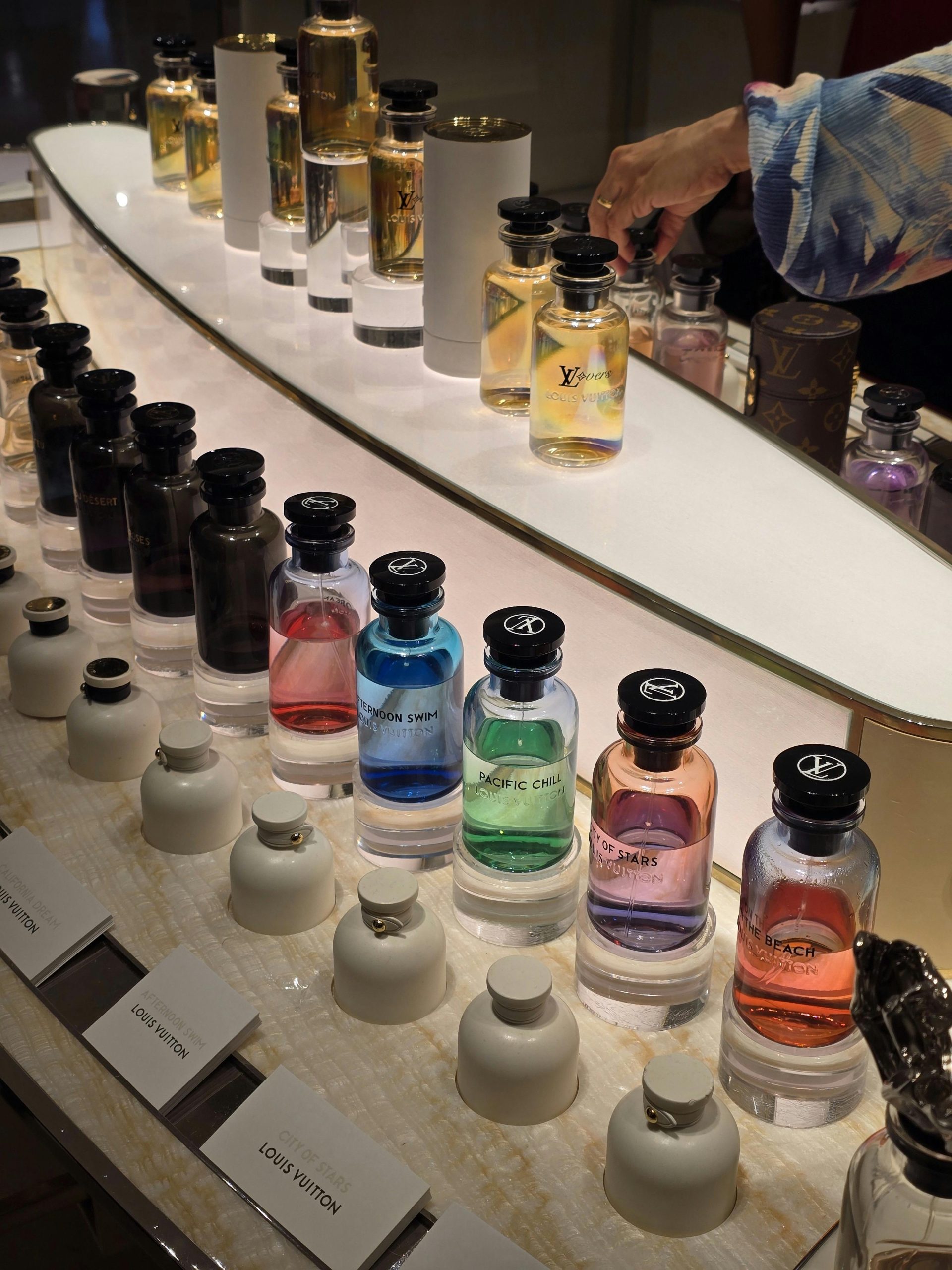 Transport de cosmétiques et produits de beauté de luxe